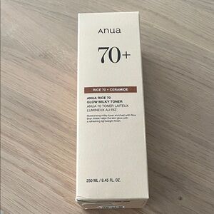BNIB Anua Rice 70+ Glow Milky Toner